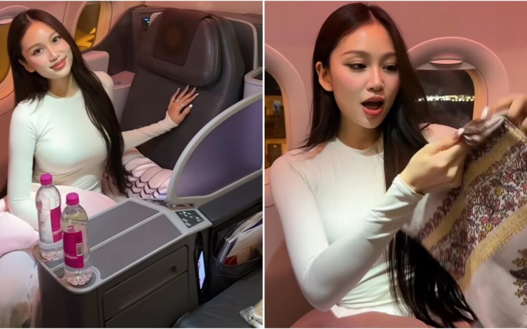 Singapore woman gives a tour of Air India’s ‘5-star resort-like’ business class: Embroidered blankets, luxe toiletries