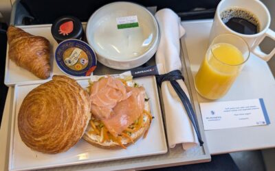 I paid an extra $275 to fly business class with Air France. It didn’t live up to my expectations, but I’d do it again.